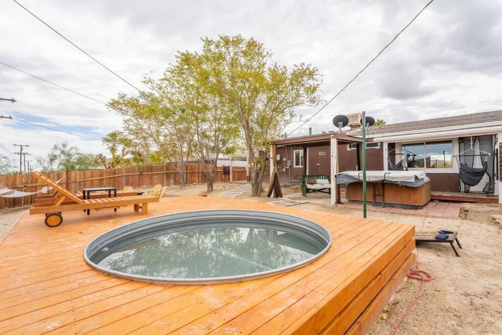 Palm Vista Retreat *Hot Tub/Cowboy Pool/Hammocks* Villa Joshua Tree Ngoại thất bức ảnh